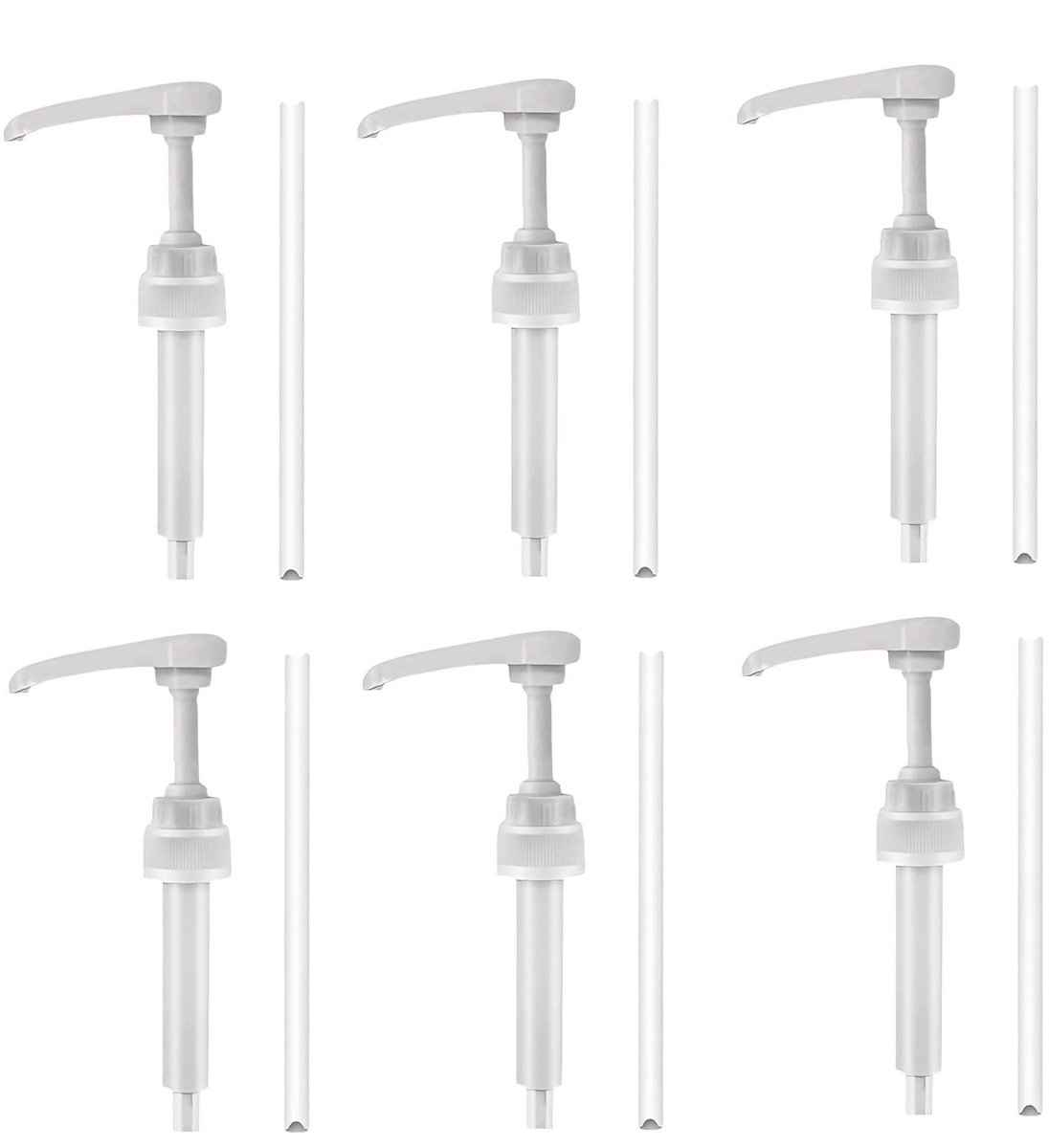 Dailygoods- Doseerpomp 5 Liter - Siroop Dispenser - Herbruikbaar - Voedselveilig PP - Nauwkeurige Dosering - Hygiënisch Design - Siroopdispenser
