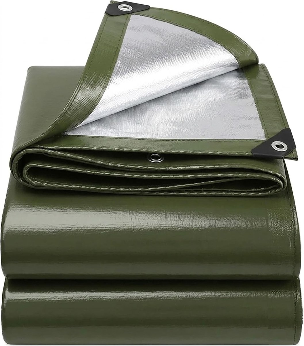 Dailygoods- Afdekzeil Waterdicht 3 x 6 m - Ingestanste Ringen - Tuinmeubelen - Bescherming - Afdekking - Duurzaam - Zeil