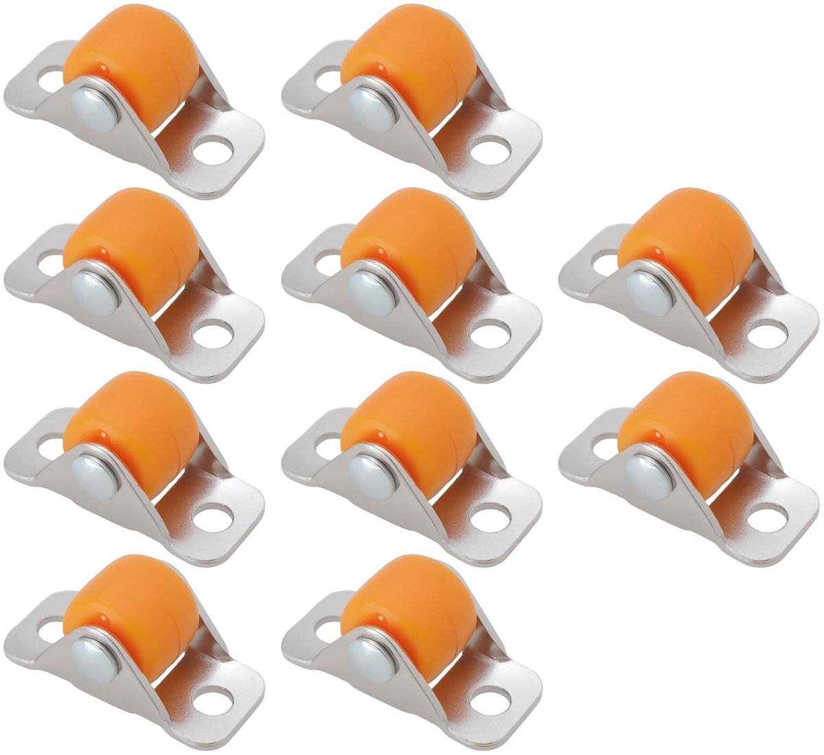 Dailygoods- Caster Wielen Vaste Zwenkwielen - Meubelwielen - Stoelwielen - Vloervriendelijk - Duurzaam PP - Compact en Lichtgewicht