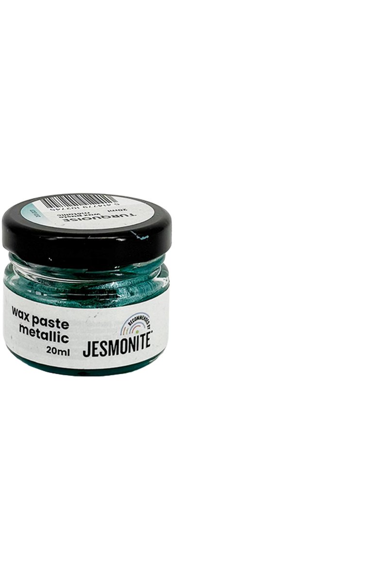 Jesmonite wax paste metallic 20 ml turkoois