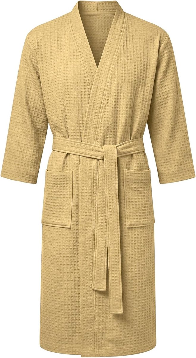 Badjassen Unisex Badhanddoek Body Wrap Lichtgewicht Badjassen Douche Bad Wrap Handdoek Spa Hotel Wafel Gewaad Geweven Loungewear Housecoat Handdoek Rok met Zakken