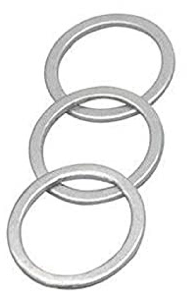 Dailygoods- Verloopringen Set van 3 - Zaagreducerende Ringen - Roestvrij Staal - Dikte 1,2 mm - Boring 20 mm x 16 mm - Duurzaam en Veilig - Zaagblad Bush