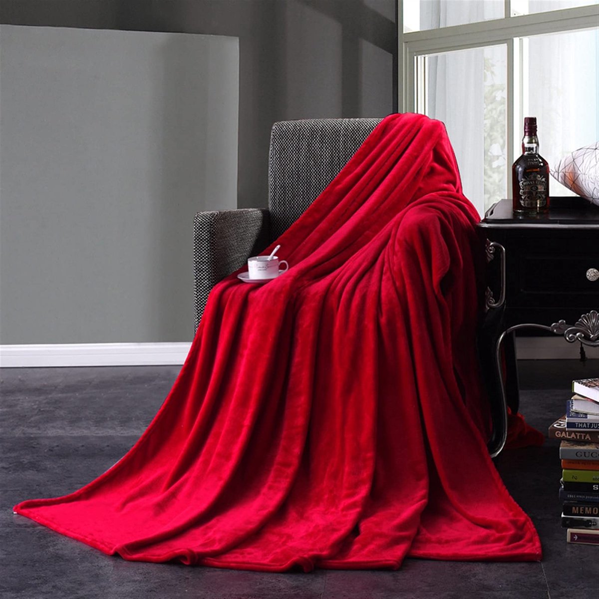 Color Flanel Deken, Fleece Blandets Gooi, Bedlinnen Sheet, Bedspreien Thuis Textiel Zachte deken (Color : O, Size : 200x230cm)