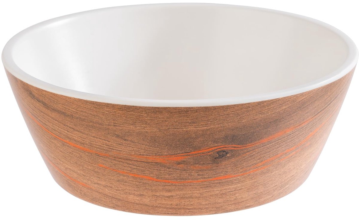 85309 schaal -CRAZY WOOD- Ø 15,5 cm, hoogte 5,5 cm, 0,5 liter