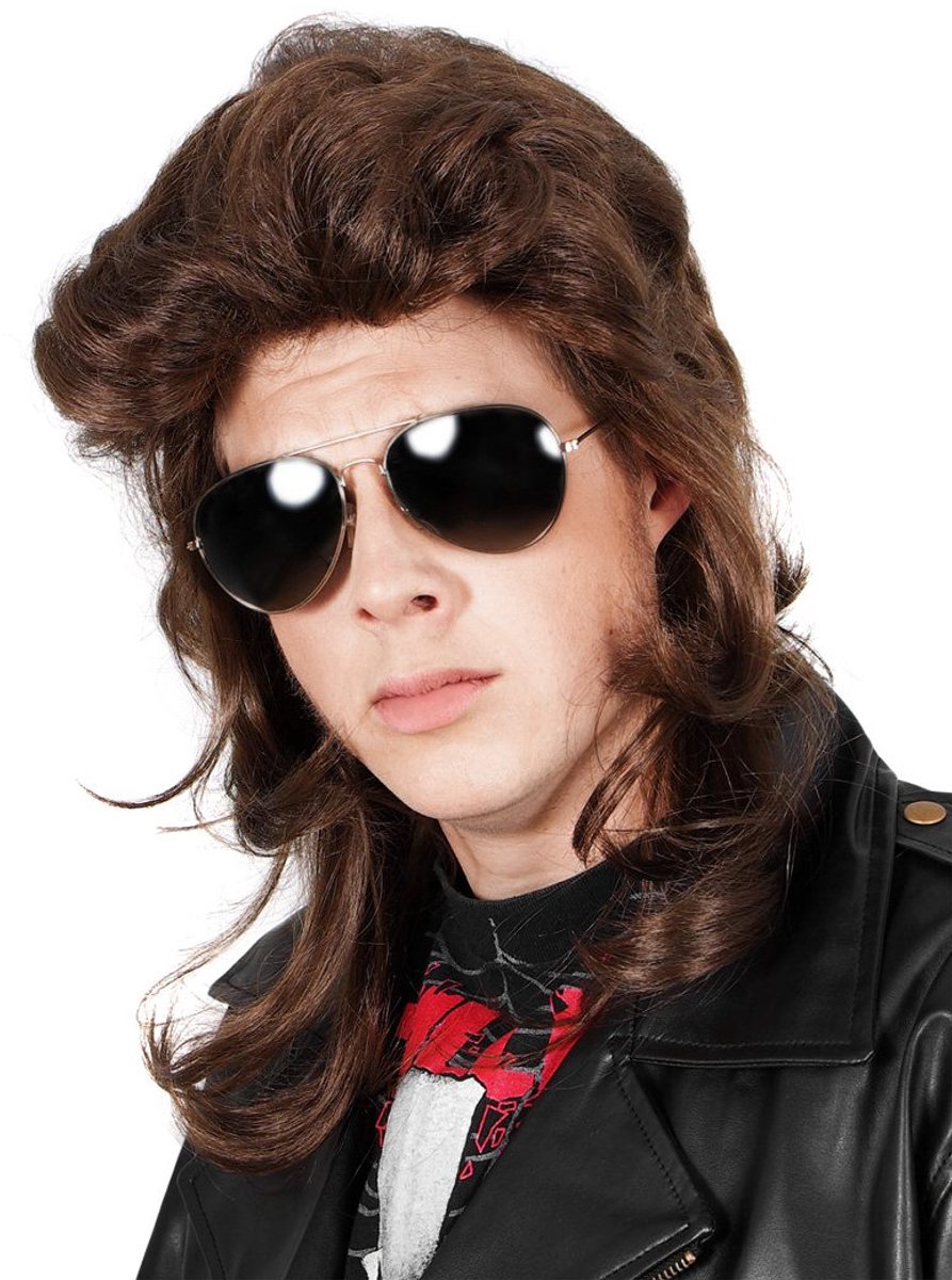 Rocker Matje Pruik - Kostuum Carnavalspruik