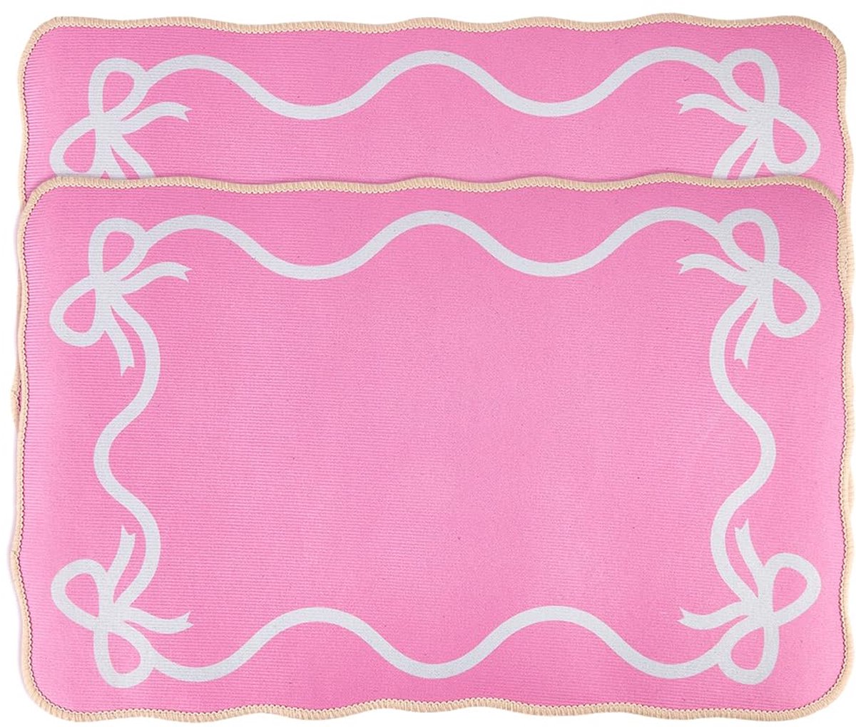 Badmat tapijt schattige strik badkamer mat 59,9 x 35,96 x 0,4 cm polyester antislip badmat zacht absorberend strikken tapijt voor vloer douche appartement