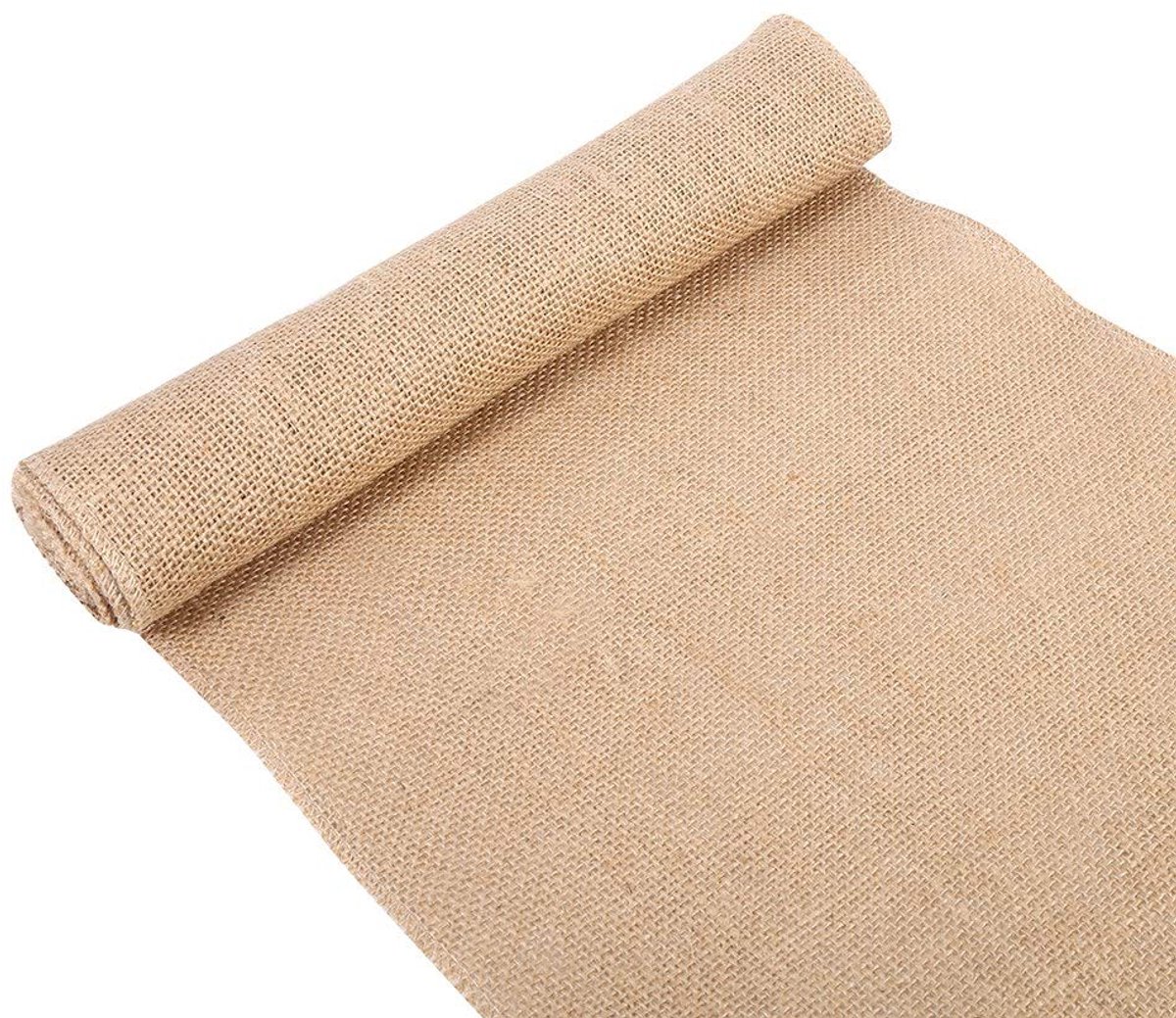 Tafelloper, Vintage Natuur Stijl Linnen Jute Stof Jute Tafelloper Voor Ambachtelijke Stoel Kerst Bruiloft Decoratie (30X200Cm)