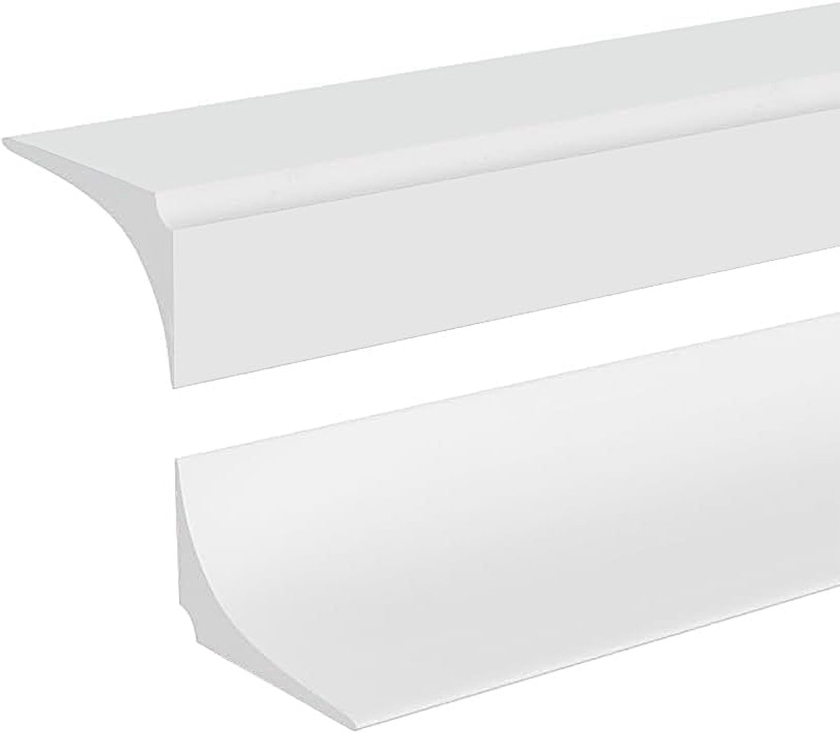 Siliconen Douche Drempel Waterafscheiding,Zelfklevend Waterruimte Badkamer Vloerafscheiding,Afdichtingstrip,Kalkwaterafhoudstrip Voor Douchedeur,Geen Zelfklevende Achterkant,Wit(1M,25mmx15)