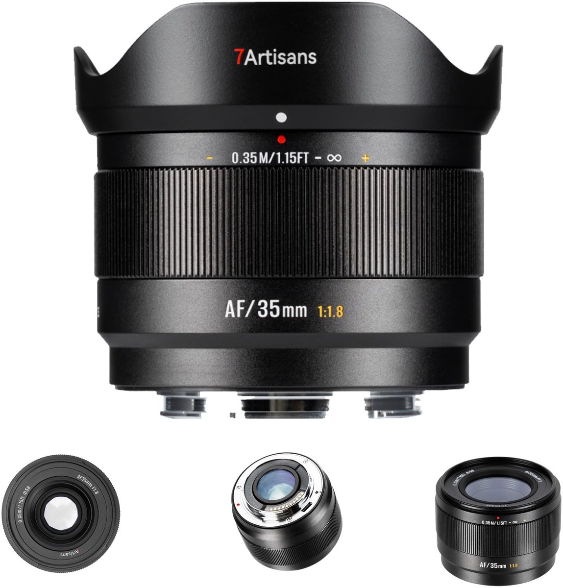 SolidKeus - 35mm F1.8 Autofocus Lens voor Sony E-mount Camera's