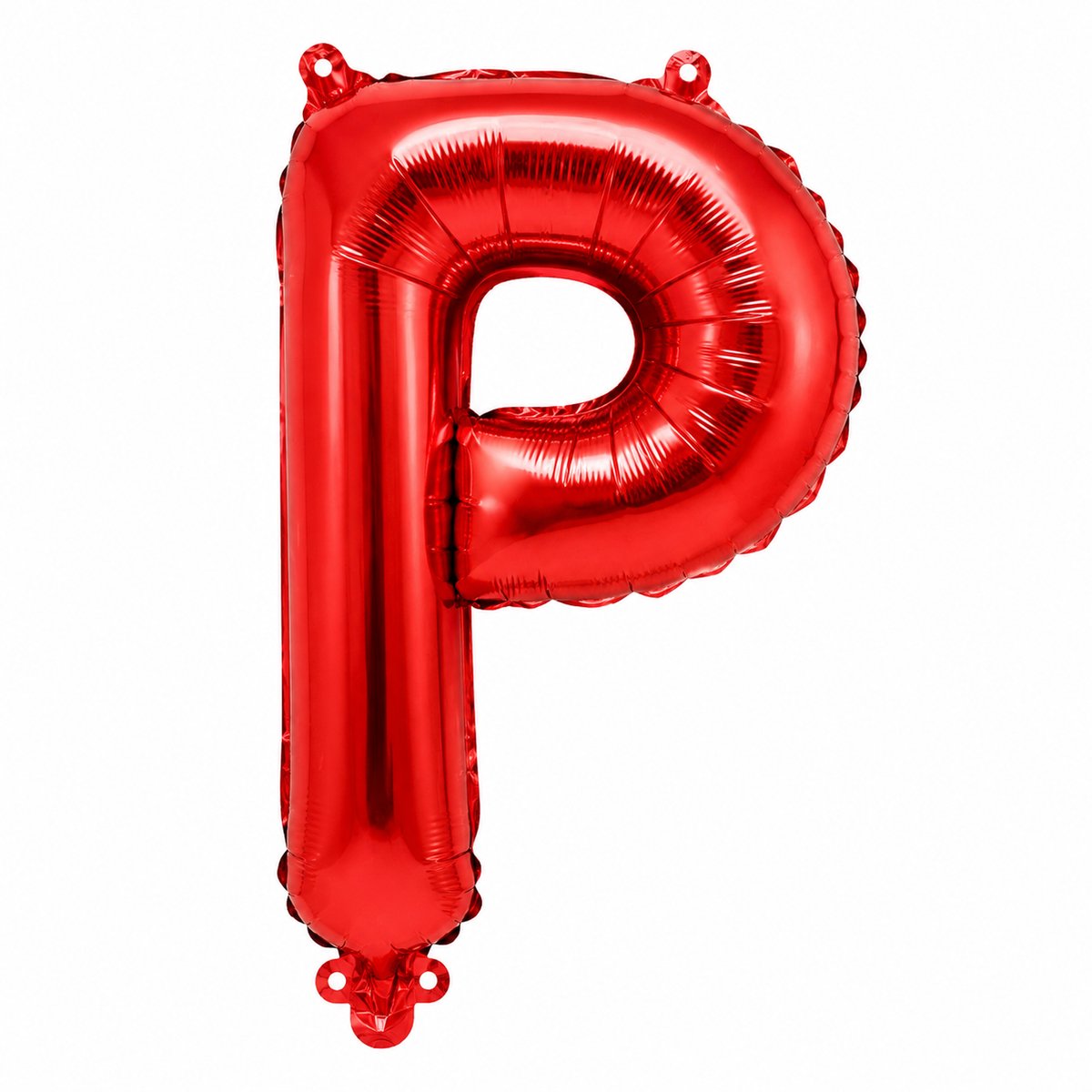 Fienosa Letterballon P Rood – 40 cm – Folieballon Letter P – Verjaardag Versiering – Feestdecoratie