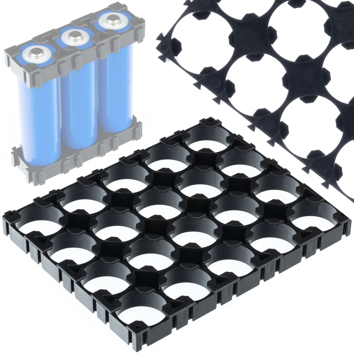 Rosfix Behuizing Pakking 4x5 - Plastic Behuizing - 4x5 voor 20x 18650 Cellen