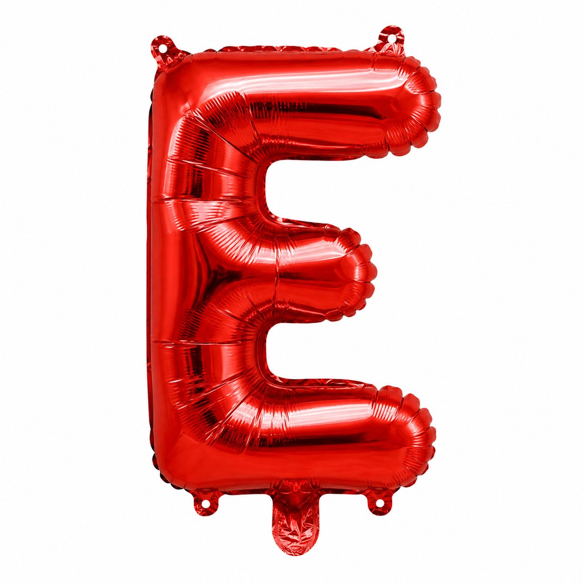 Fienosa Letterballon E Rood – 40 cm – Folieballon Letter E – Verjaardag Versiering – Feestdecoratie