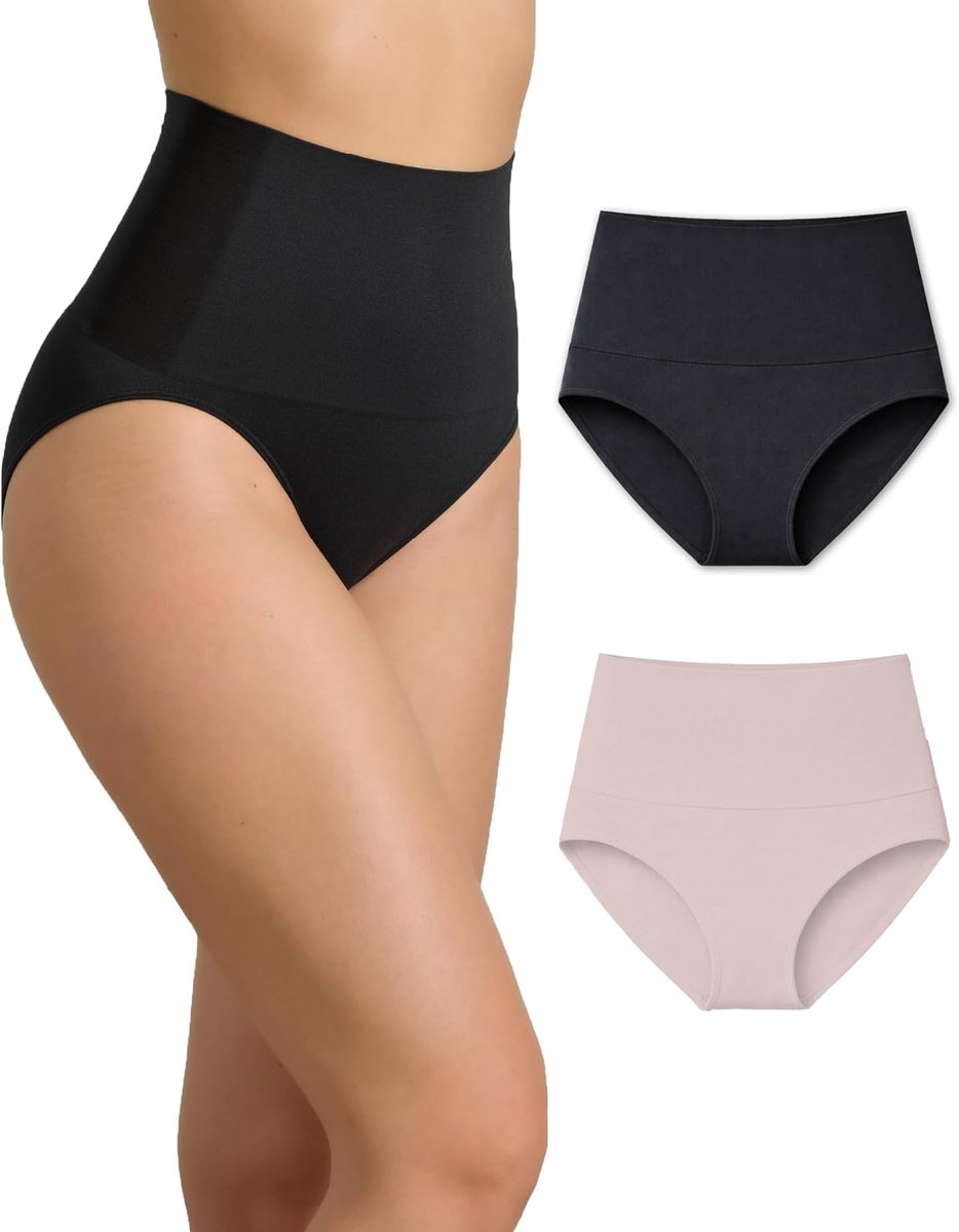 Corrigerende Ondergoed Dames Hoge Taille - Shapewear Naadloos Tummy Control Microvezel - Made in Italy