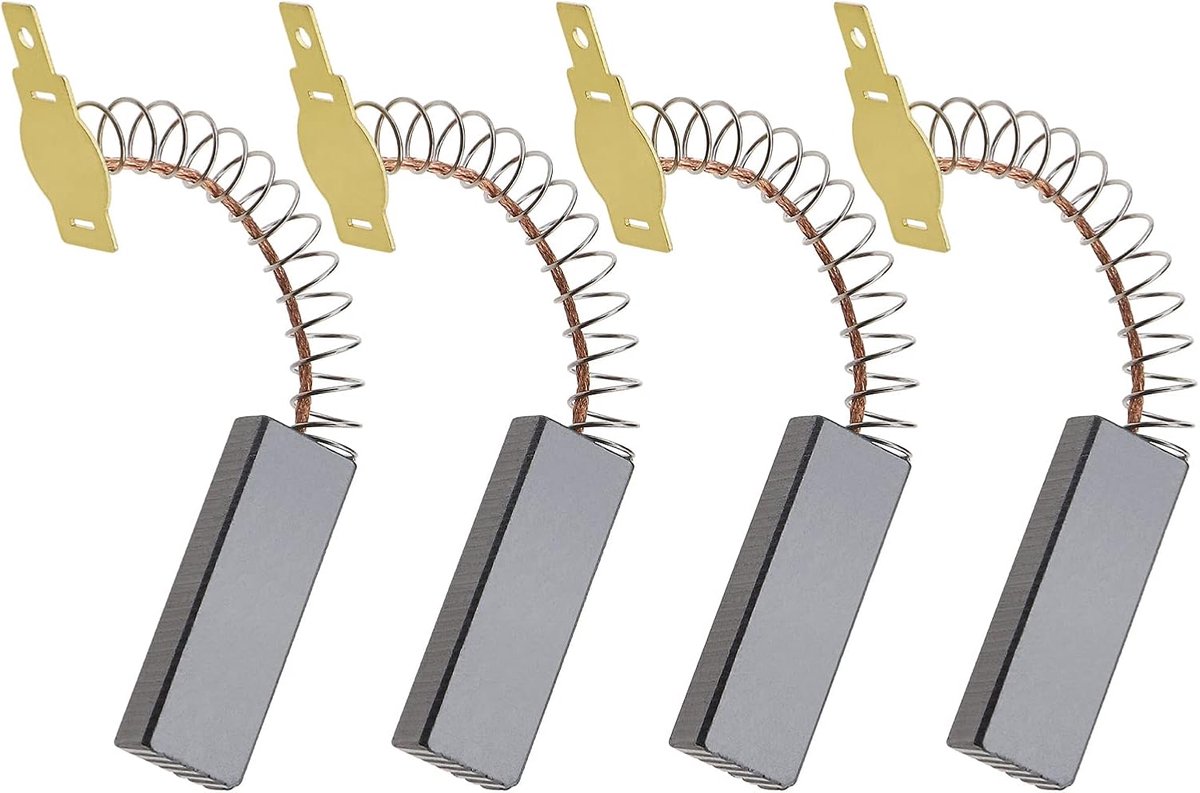 4Pcs Koolborstel Vervanging Stofzuigers Machine Koolborstels Universele Koolborstel Accessoires Voor Stofzuigers Snijmachines 6.3x11x32mm
