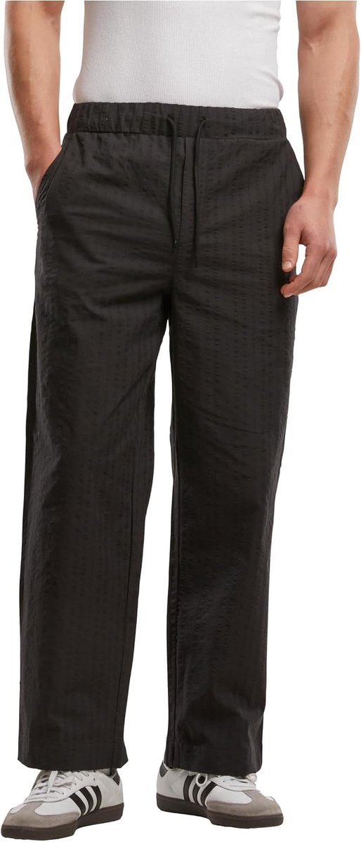 Classics heren Broek Tb7566-loose Seersucker Pants