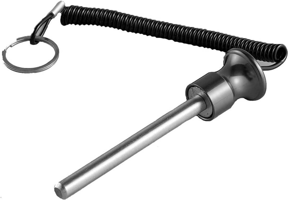 Die in de kamer kunnen worden vergrendeld, fitnessstudio gewichtsstapelstift, universele magnetische vervangende keuzestift, vergrendelingspen (zwart)
