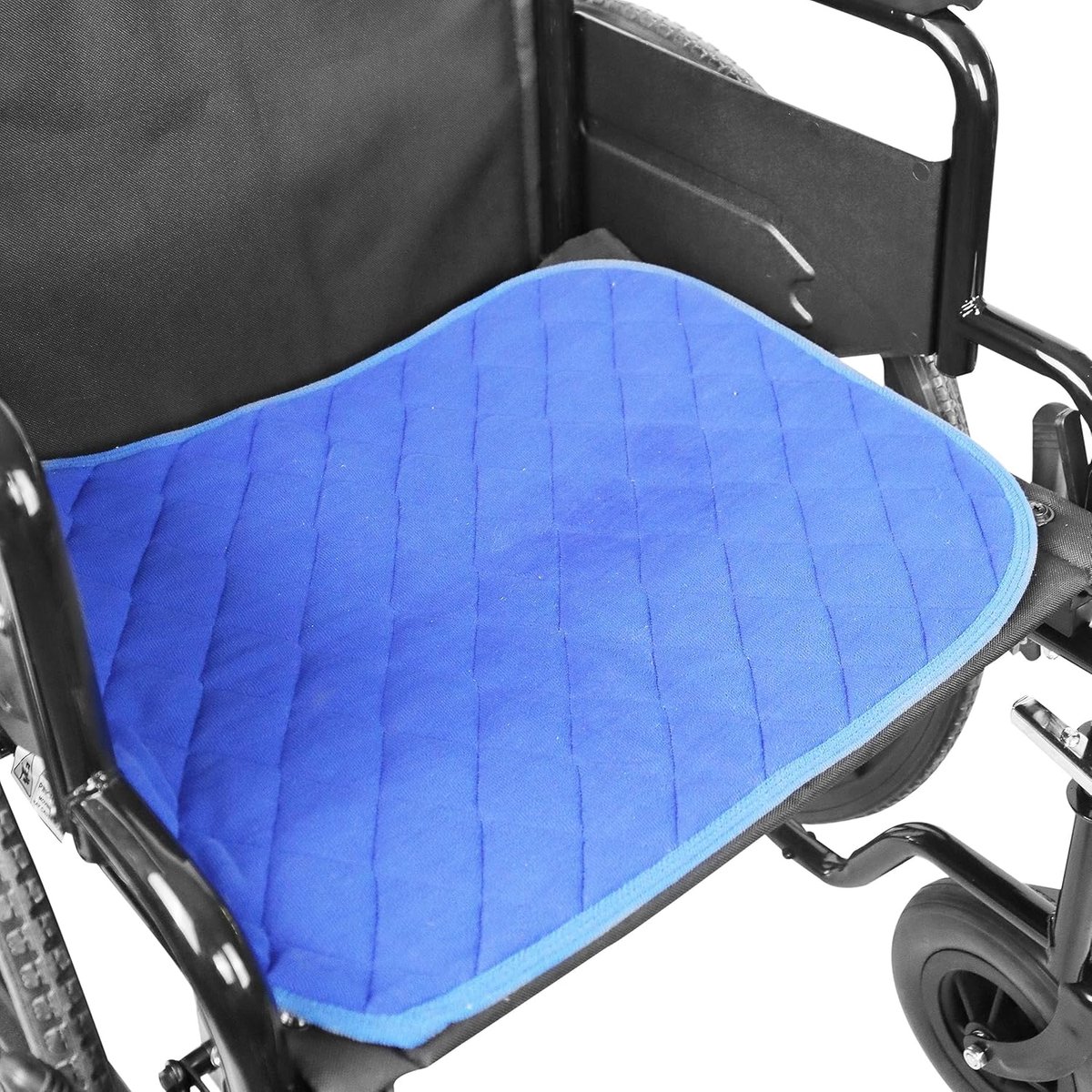 - Stoelbeschermers voor Incontinentie 5 Lagen (x1 unit, 40x50 cm), Incontinentie Pads Wasbaar voor Rolstoelen, Wasbare Onderleggers voor Incontinentie Blauw - Made in Europe