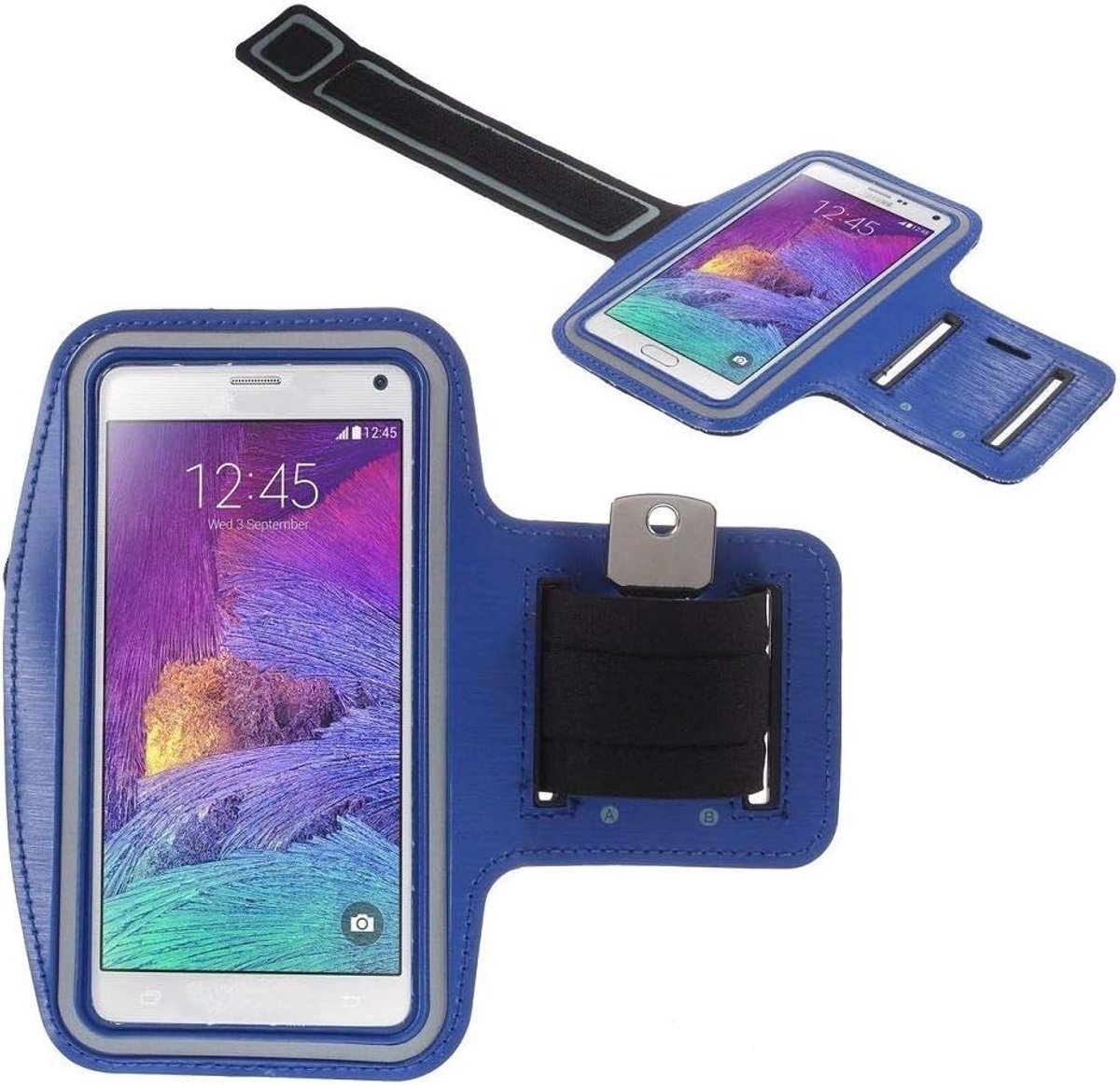 Armhoes Armband Sport Running Fiets Wandelen Fietsen Gym voor Gionee S5 - BLAUW
