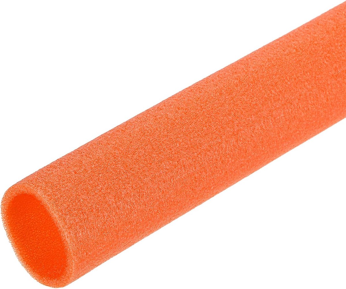 1-3/8" ID schuimrubberen isolatiebuis, afdekking voor slangen, afdekking voor schuimbuizen 1,77 inch OD slangafwikkeling, lengte 9 m, warm water/bescherming, oranje