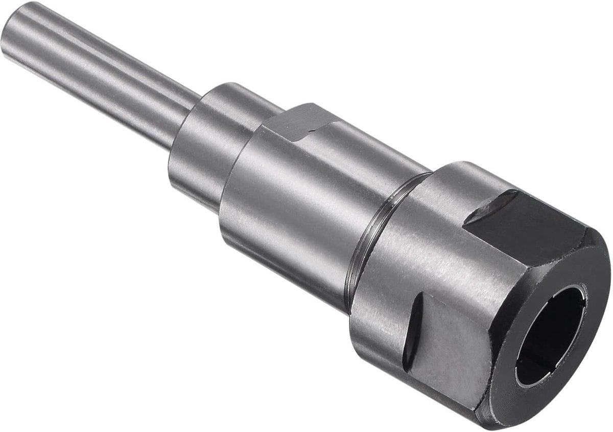 Elzusha - Freesmachine Spindel Verlengadapter 8mm naar 12.7mm Koolstofstaal