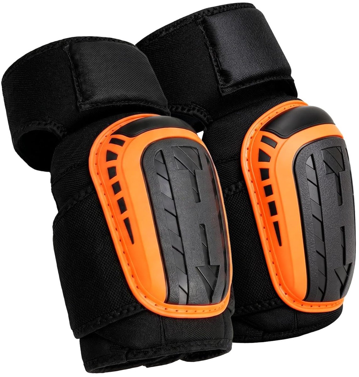 Kniebeschermers voor Werk - met Verbreden Siliconen Bekleding - Professionele Kniebescherming met Verstelbare Riemen - voor Kniebrace - Werk - Tuinieren en Bouw