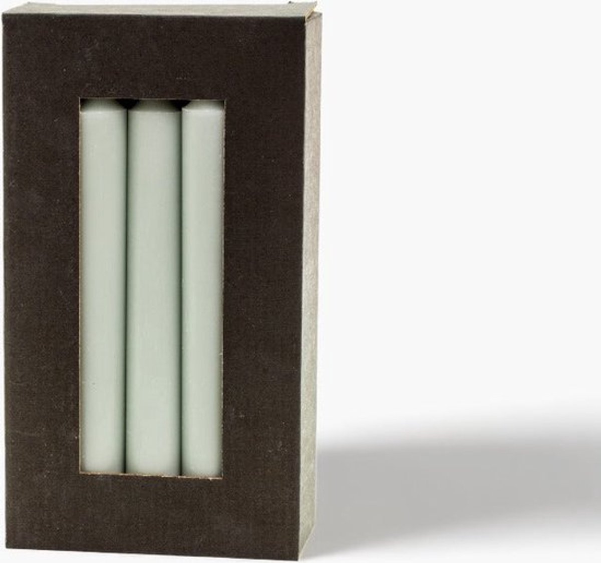 Rustik Lys eco-friendly dinerkaarsen dusty green - Kaarsen - Stearine - Ø 2,2 centimeter x 19 centimeter