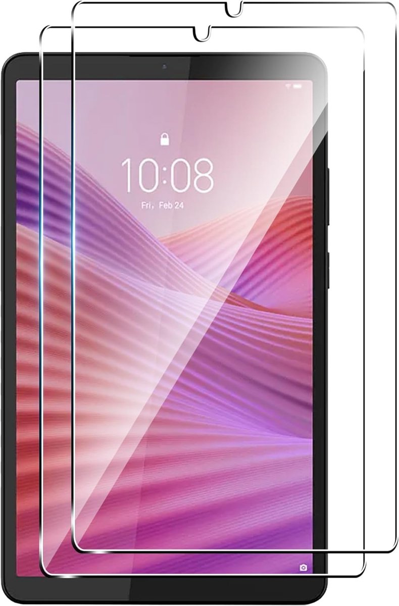 Displaybescherming voor Lenovo Tab One 8.7", gehard glas, 2 stuks beschermfolie, HD Clear screenprotector voor Lenovo Tab One 8.7", hardheidsgraad 9H, anti-kras