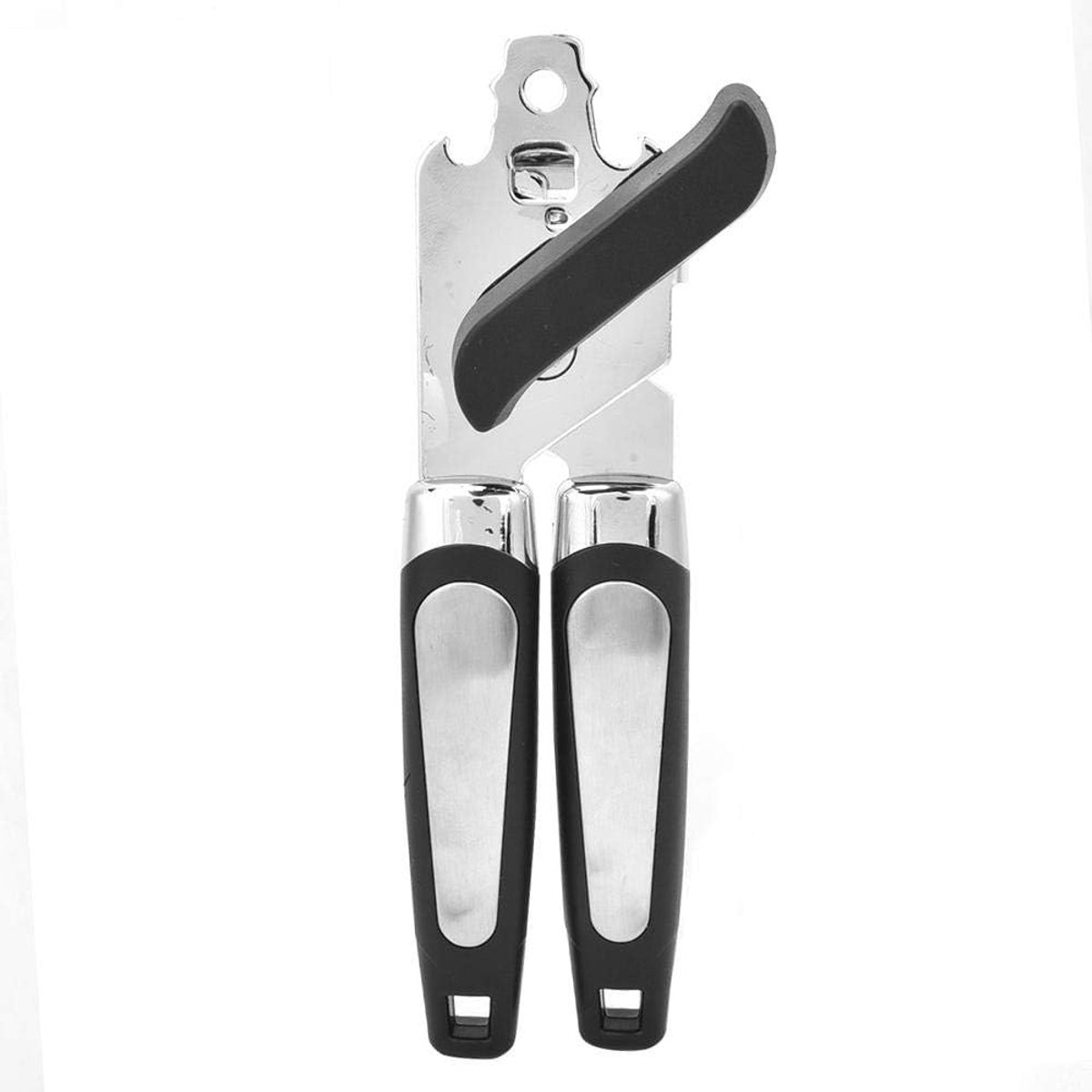 Blikopener, multifunctionele handmatige blikopener pot deksel flesopener met roestvrijstalen mes, handheld blikopener (een stlye)