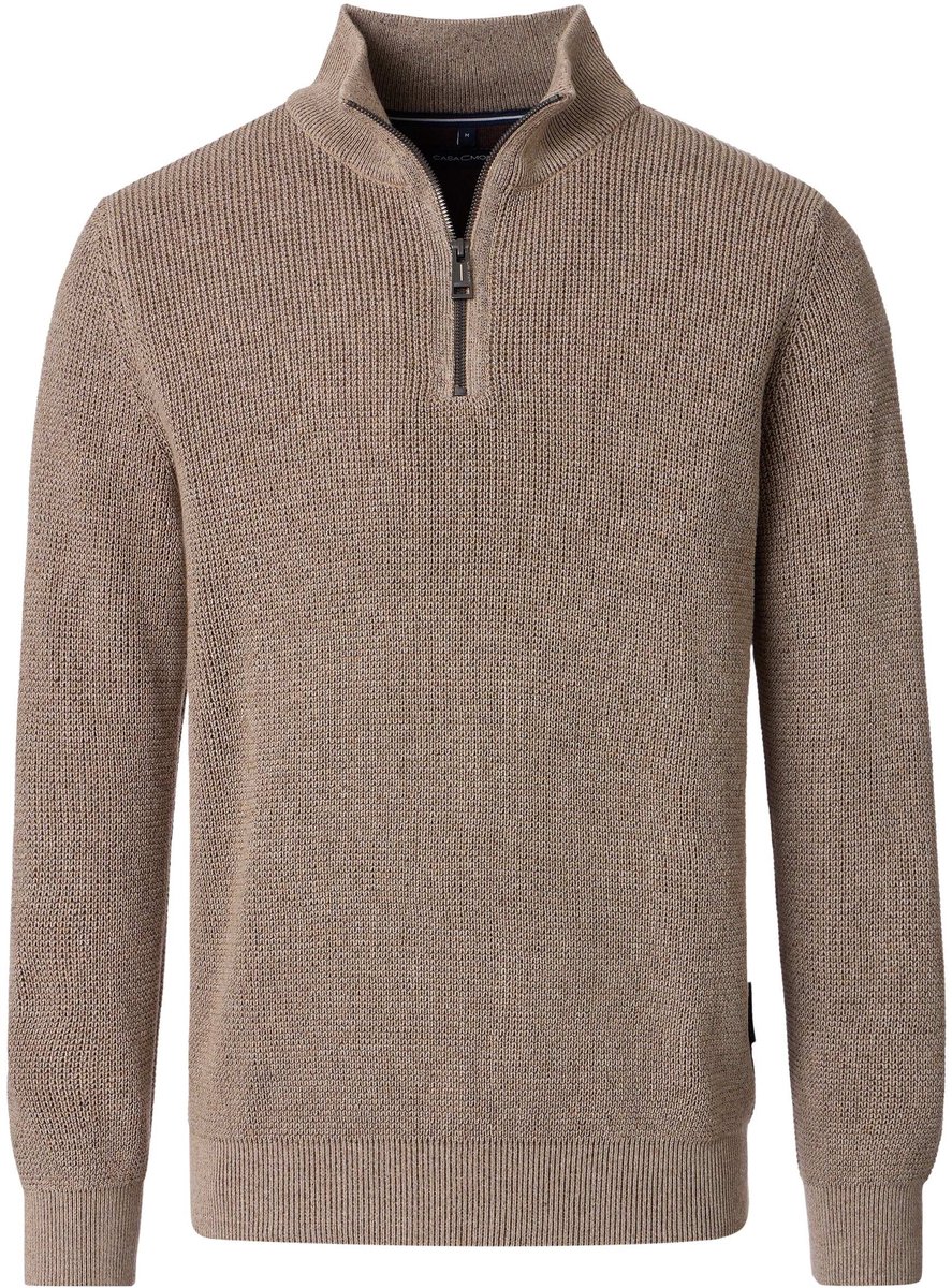 CASA MODA comfort fit schipperstrui - beige - bruin