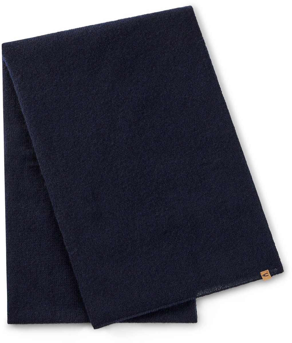 camel active Gebreide sjaal van 100 % kasjmier - Maat womenswear-OS - Donkerblauw