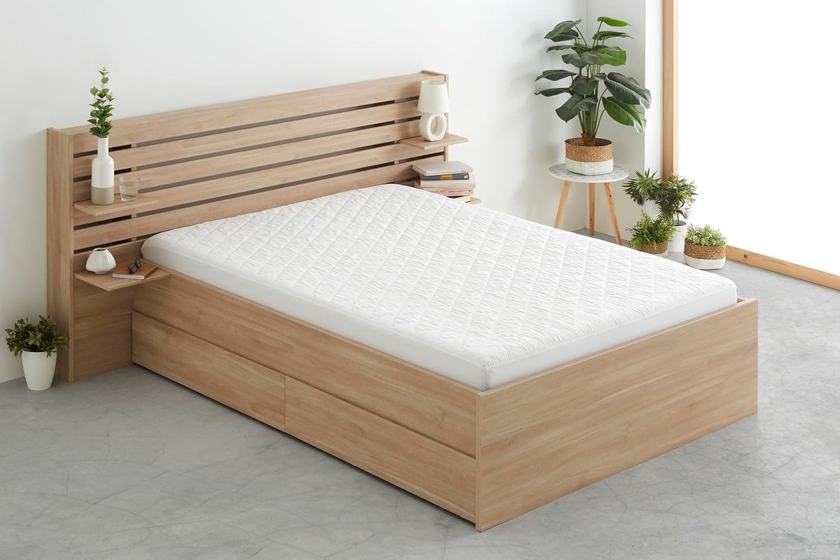 Matrasbeschermer - Regulable - 180 x 190/200 cm - Waterdicht en Gewatteerd - Geschikt voor Matrassen tot 32 cm