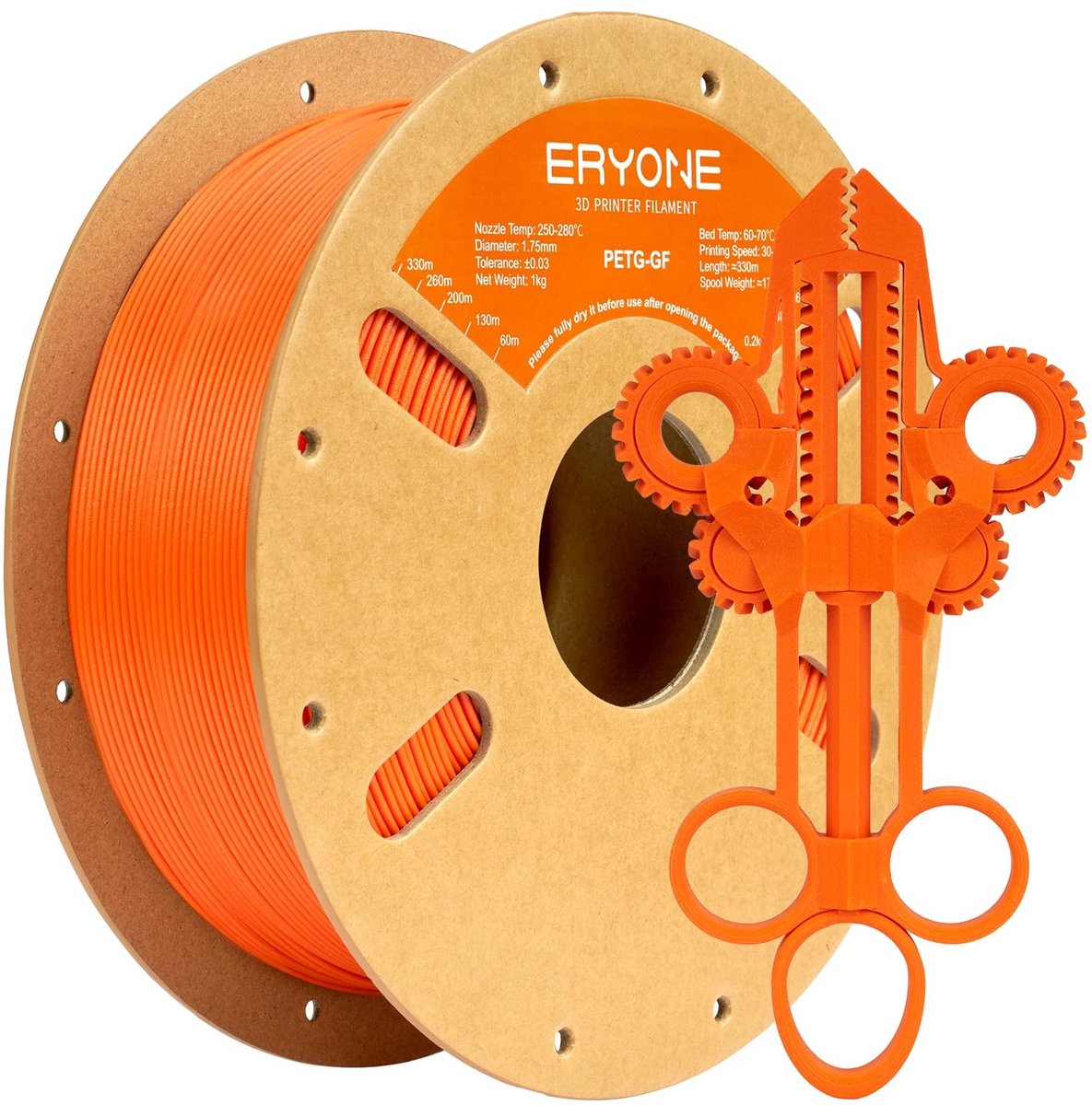 SolidKeus - PETG GF 3D Printer Filament 1.75mm, Oranje