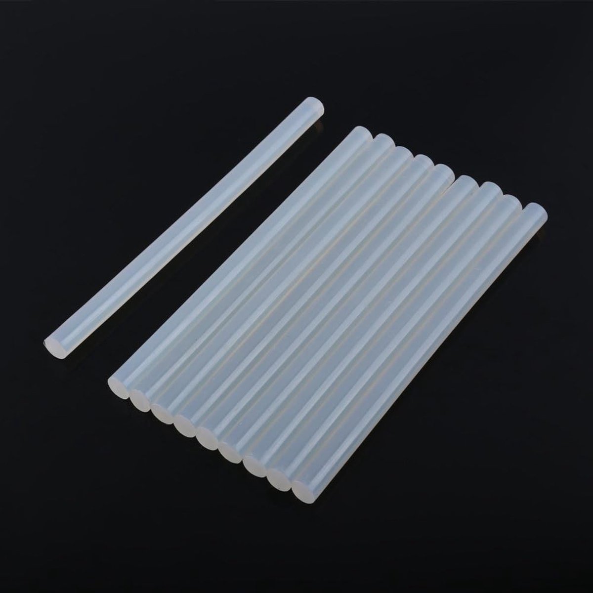 10 Stuks Heet Lijm Sticks voor Lijmpistool - Transparante Hoge Viscositeit voor DIY Creaties en Kledingreparatie (11mm)