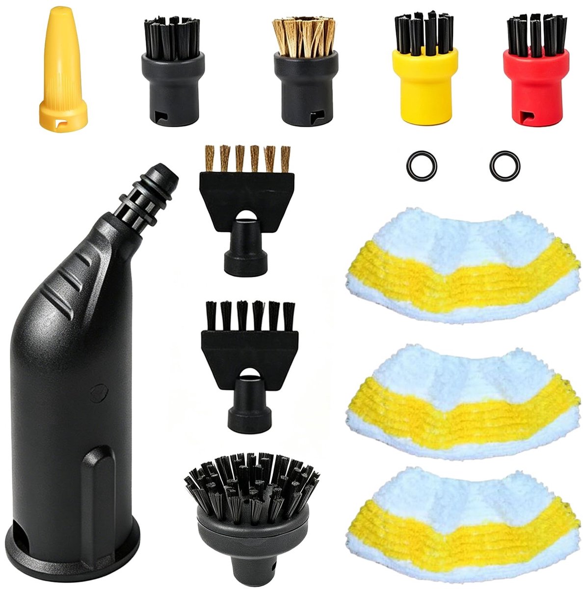 SolidKeus - 14-delige Accessoireset voor Stoomreinigers