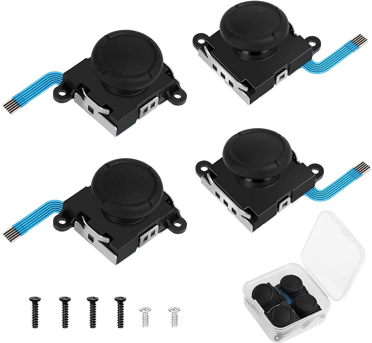 SolidKeus - 4 Stuks 3D Analoge Joystick voor Nintendo Switch/Switch Lite