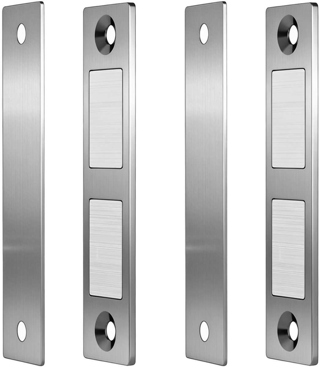 SolidKeus - Set van 4 Ultra-Dunne Magnetische Deursluiters voor Kasten