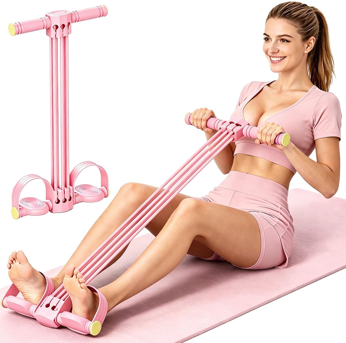 SolidKeus - Abdominal Trainer voor Thuis, Multifunctioneel en Compact