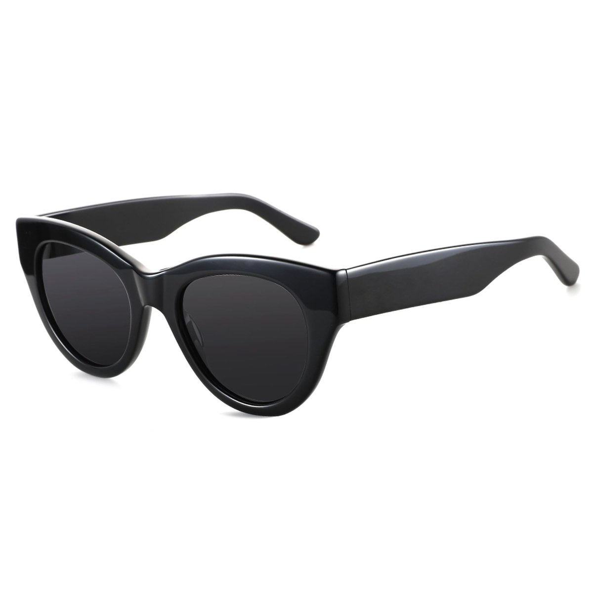 SolidKeus - Dames Cat-Eye Zonnebril met UV400 Bescherming