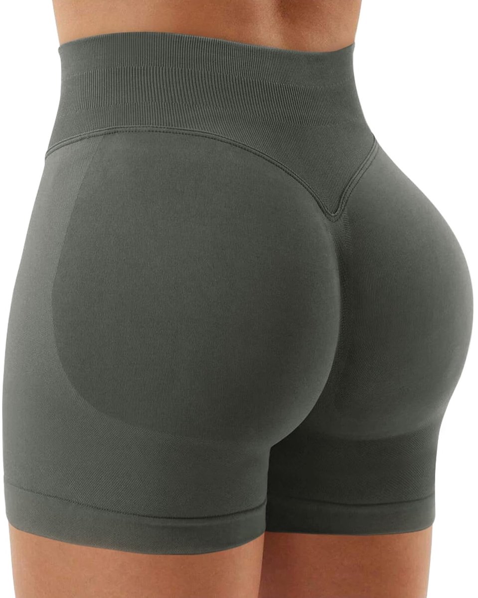 SolidKeus - Dames Fitnessshorts met Hoge Taille voor Sport en Yoga