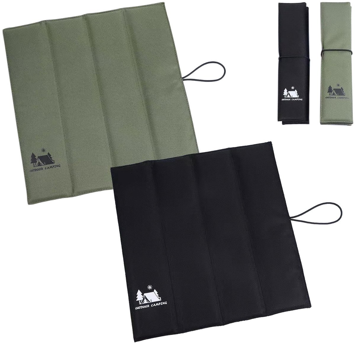 SolidKeus - Set van 2 Vouwbare Waterdichte Outdoor Matten