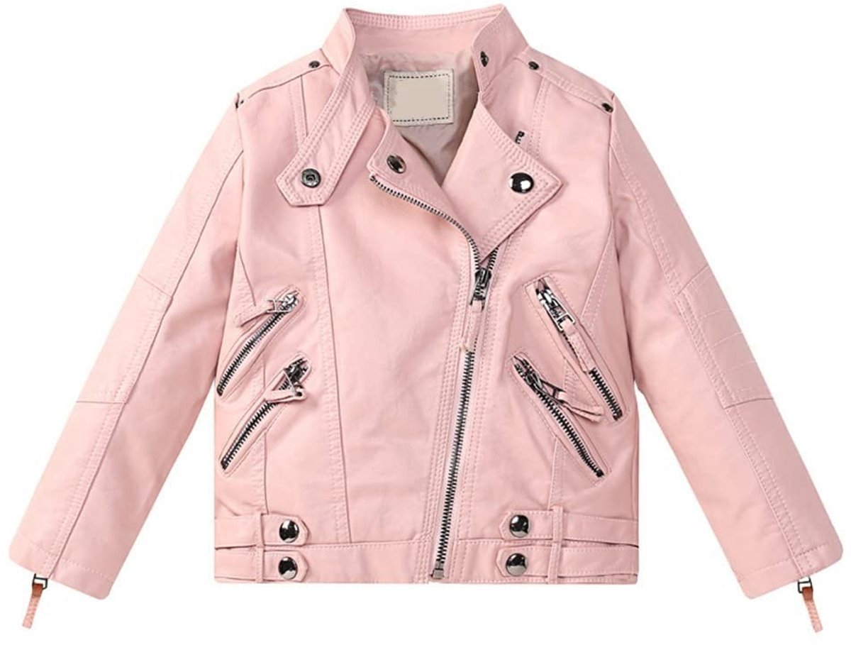 Faux Leather Biker Jacket voor Kinderen