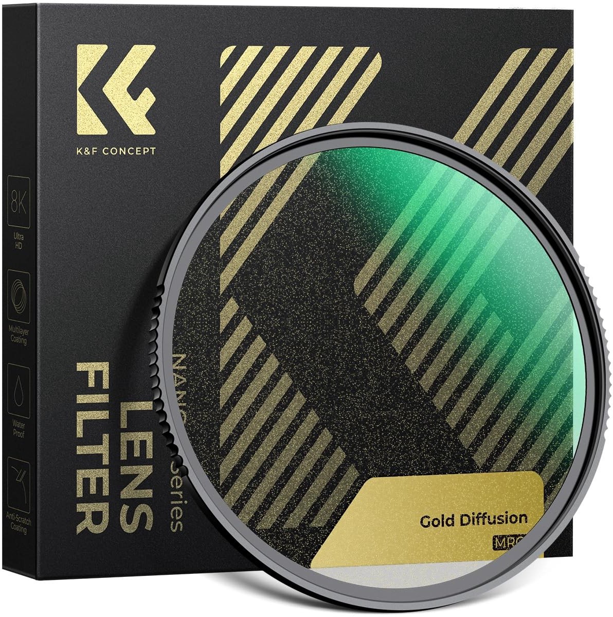 SolidKeus - Gold Fog Filter 49mm voor Foto's en Video's
