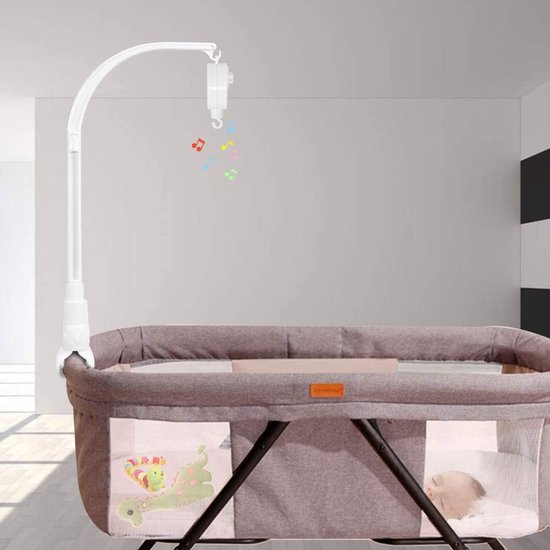 23 Inch Klauw Mobiele Bed Bell Houder Met Muziekdoos, Verstelbare Houder Diy Speelgoed Decoratie Opknoping Arm Beugel Bed Stent Set Moer Schroef — afbeelding 3