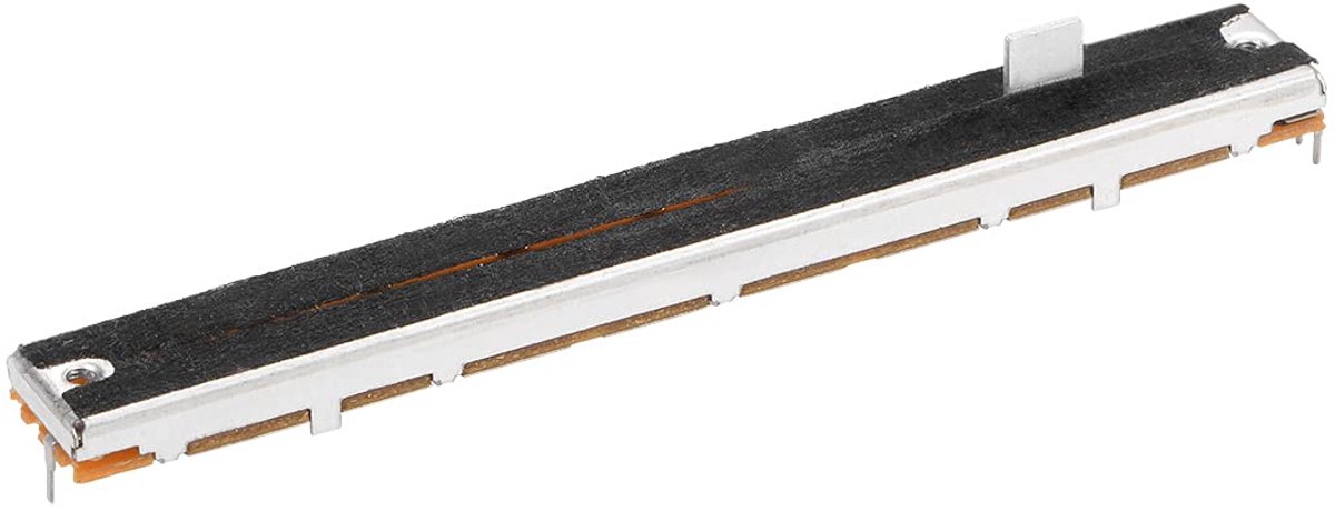 Sourcing map fader variabele weerstand rechte schuifpotentiometer exponential om te dimmen, 128mm-A10K-1St