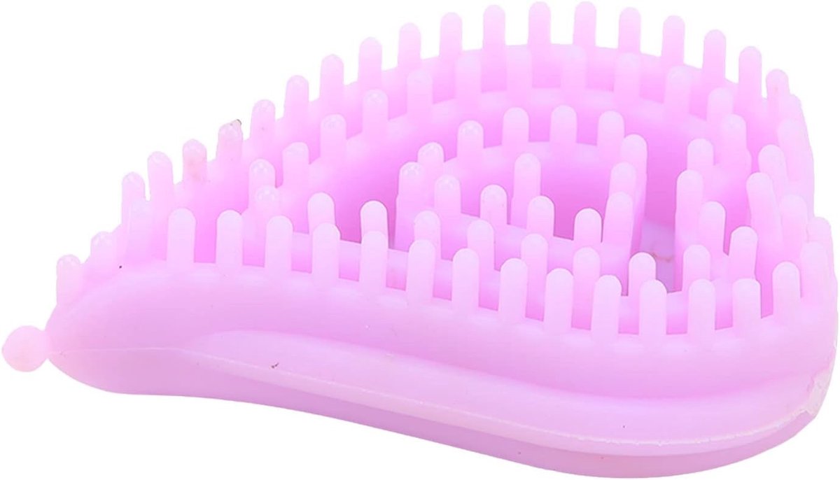 Borstmassageborstel Lost Knobbeltjes op, Bevordert de Bloedsomloop en Lymfedrainage, Ontspant de Spieren, Acupressuurmassage met Gladde Kamtanden