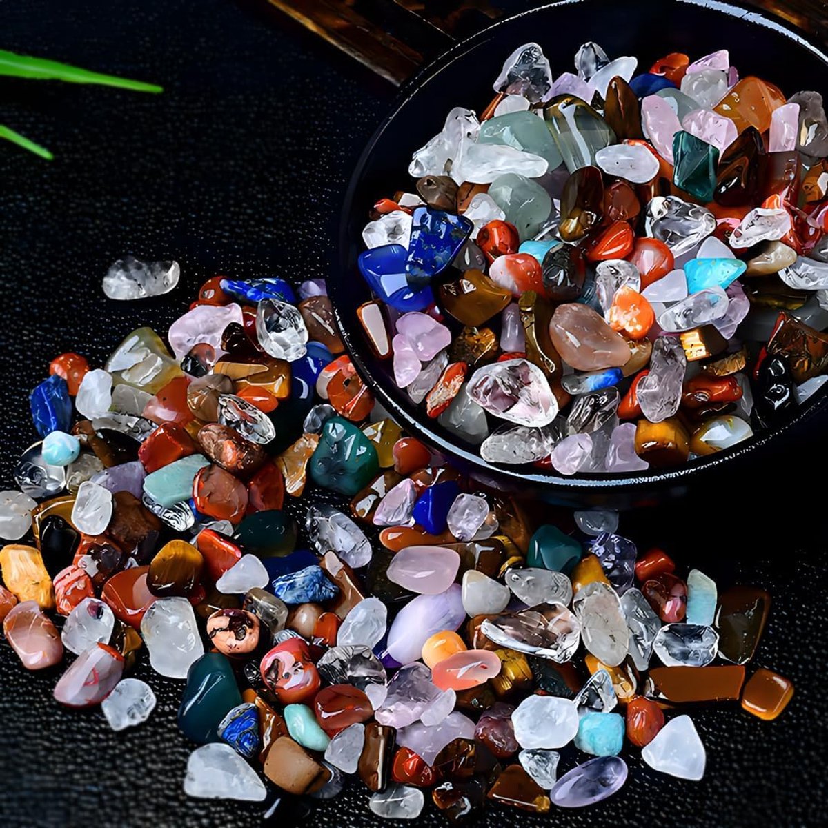Kralen om te rijgen, kristallen kralen voor armbanden, 5-8 mm, meerkleurig, onregelmatige edelstenen met gat, kristallen voor kettingen, oorbellen