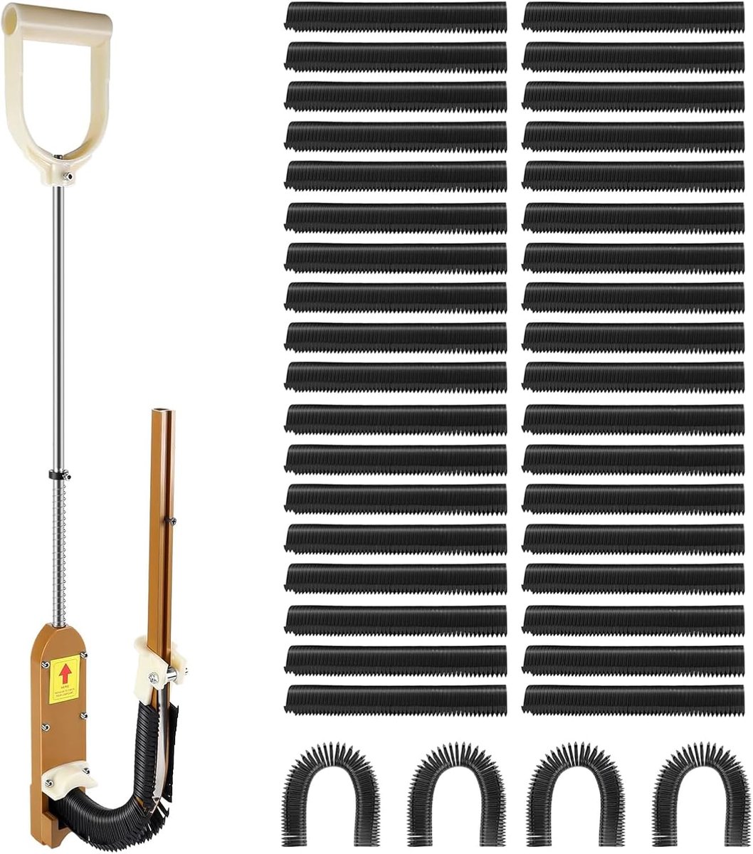 Tacker Pistool met 2200 Schuimplaatnietjes | nietmachine voor vloerverwarming voor 1 "& 2" schuimplaat Snelle en eenvoudige installatie