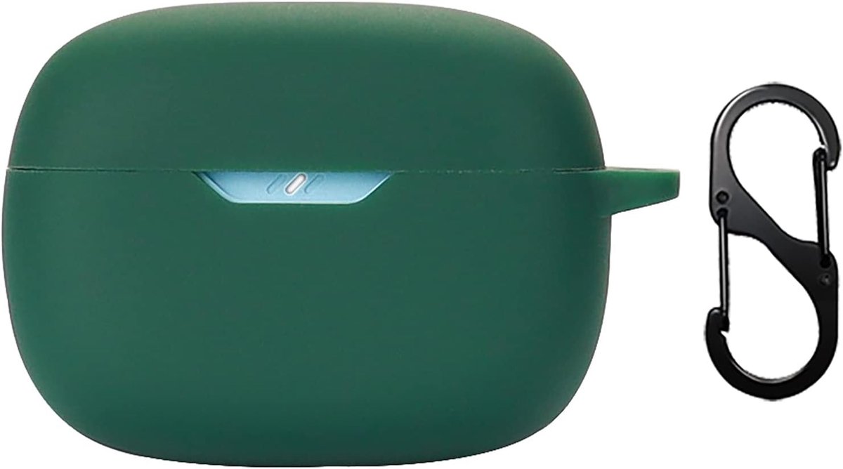 Cilicone hoes compatibel met JBL Wave Beam/Beam 2, ultradunne zachte hoes, slim fit, anti-val, niet gemakkelijk vuil - ArmyGreen
