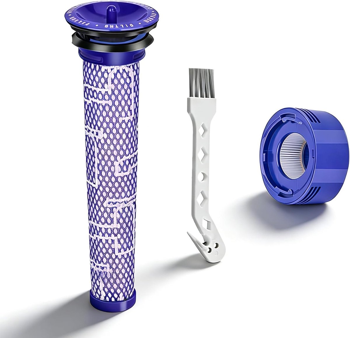 3 Stuks Motorfilter Set voor Stofzuiger, Voor- en Achterfilters, Filterelementen en Slang Accessoires