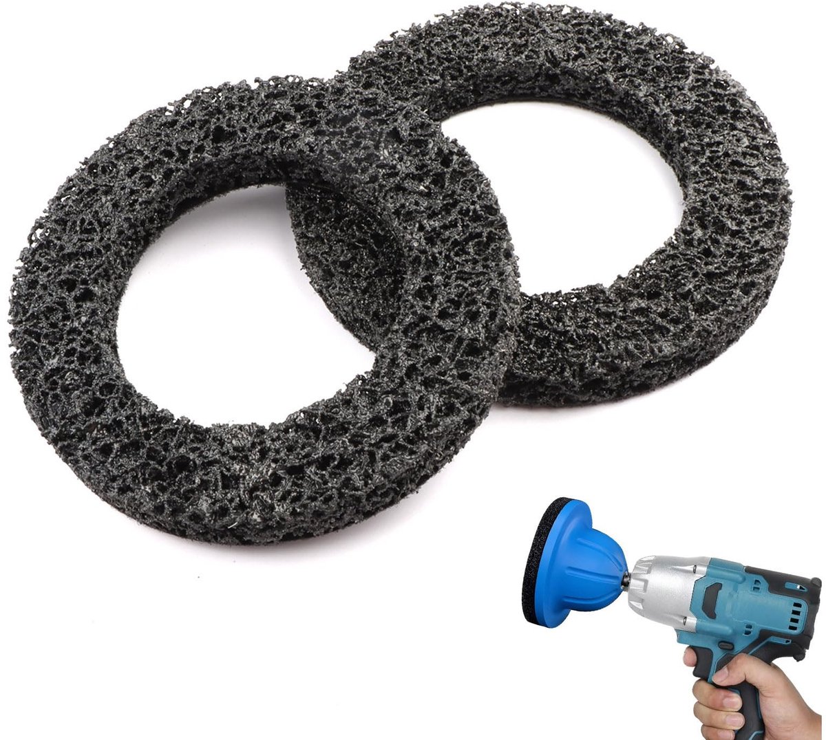 Omgoods - Set van 2 Vervangingsschijven voor Wheel Hub Grinder